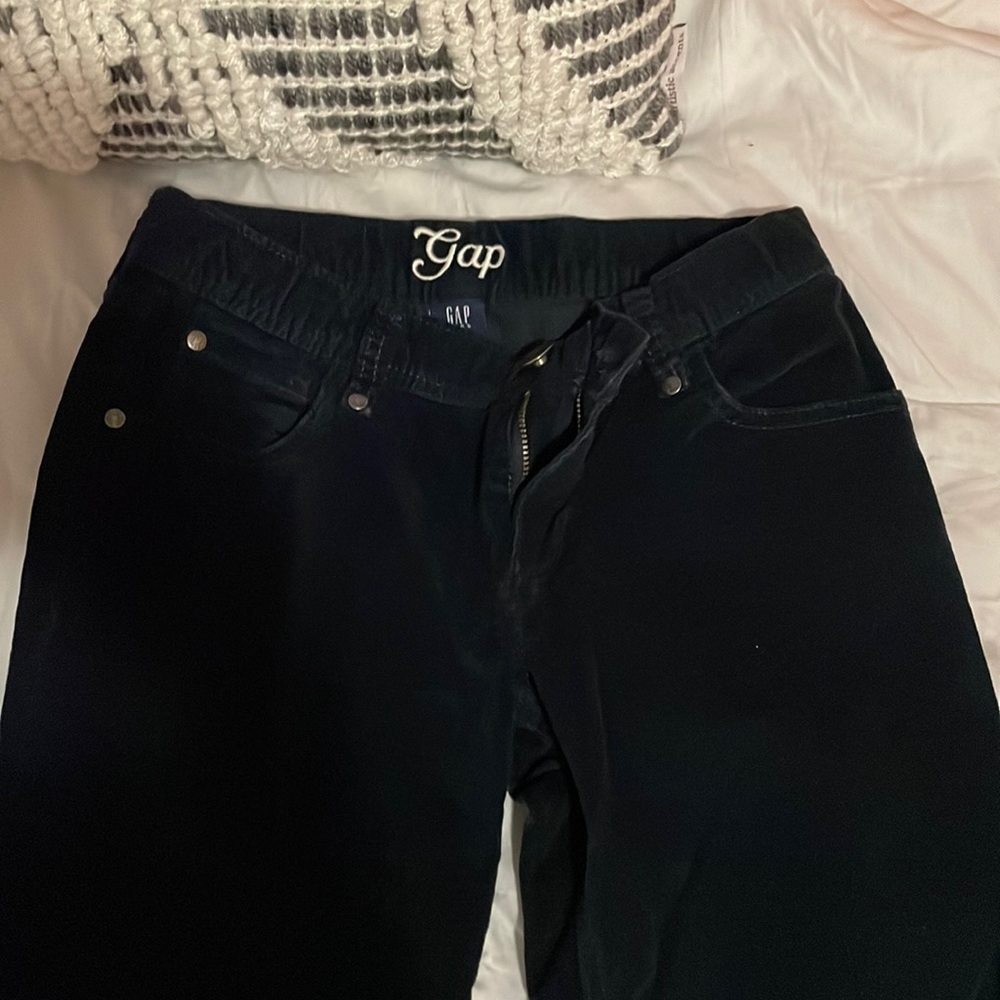 Navy fuzzy pants